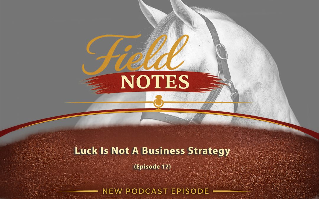 Luck Is Not A Business Strategy